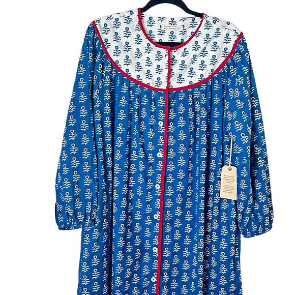 Printfresh Blue and White Midi Dress - Picture 4 of 8